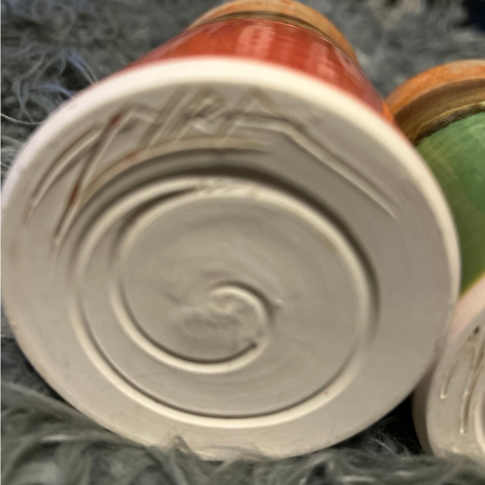 VTG ZYRA Zyraware Zyra Clay Studio Art Ceramic Pottery Tumblers Bundle Of 3 - Picture 14 of 15